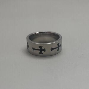 Y2k grunge silver and black